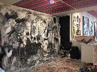 Performance 2019 100x136 Super Huge Mural Original Painting by Costel Iarca - 2 Performance 2019 100x136 Super Huge Mural Original Painting by Costel Iarca - 2