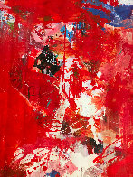 Rehearsals 2019 72x62 Huge Original Painting by Costel Iarca - 4 Rehearsals 2019 72x62 Huge Original Painting by Costel Iarca - 4
