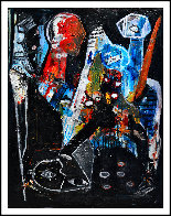 Silence Is... 2015 62x50 Huge Original Painting by Costel Iarca - 1 Silence Is... 2015 62x50 Huge Original Painting by Costel Iarca - 1
