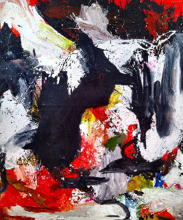 Playful Wonder 2017 74x62 Original Painting - Costel Iarca Playful Wonder 2017 74x62 Original Painting - Costel Iarca