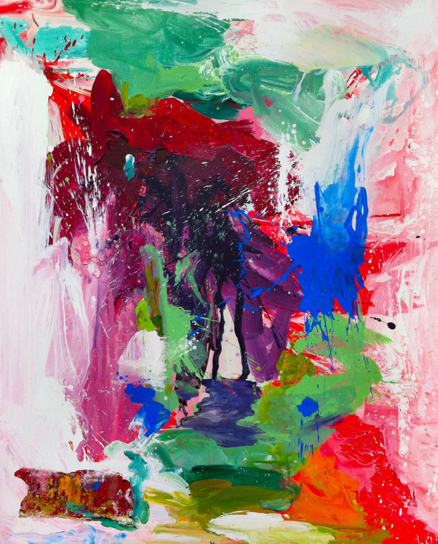 Mixed Emotions 2017 72x62 Huge Original Painting by Costel Iarca Mixed Emotions 2017 72x62 Huge Original Painting by Costel Iarca