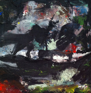 Between the Concepts 2017 32x32 Original Painting - Costel Iarca Between the Concepts 2017 32x32 Original Painting - Costel Iarca