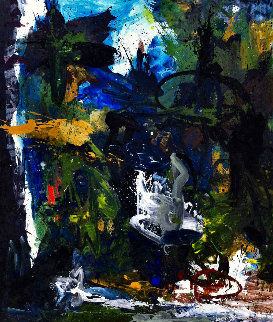 Poem Expressed 2017 74x62 Original Painting - Costel Iarca Poem Expressed 2017 74x62 Original Painting - Costel Iarca