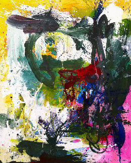 Bright Rainbow 2017 72x60 Super Huge Original Painting - Costel Iarca Bright Rainbow 2017 72x60 Super Huge Original Painting - Costel Iarca