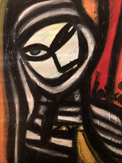 Untitled 2001 20x16 Original Painting - Costel Iarca Untitled 2001 20x16 Original Painting - Costel Iarca