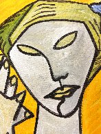 Untitled Abstract Portrait 1999 24x20 Original Painting by Costel Iarca - 2 Untitled Abstract Portrait 1999 24x20 Original Painting by Costel Iarca - 2