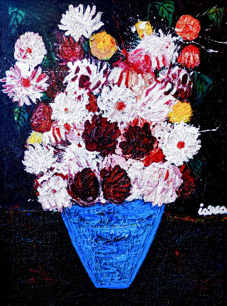 Still Life No 1 2022 49x37 - Huge Painting - Signed Twice Original Painting by Costel Iarca Still Life No 1 2022 49x37 - Huge Painting - Signed Twice Original Painting by Costel Iarca