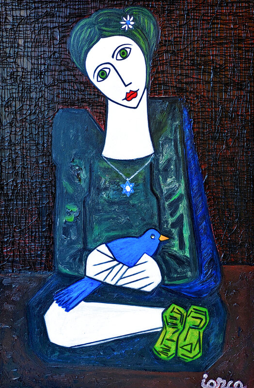 Jewish Girl 2023 38x26 by Costel Iarca