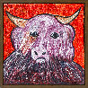 Bull 2023 28x28 Original Painting by Costel Iarca - 1