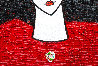 Young Girl in Red 2023 21x17 Original Painting by Costel Iarca - 8