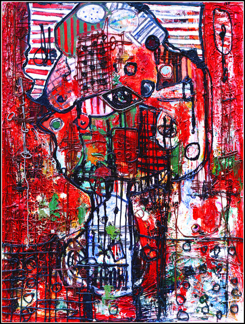 All Man 2023 62x48 - Huge by Costel Iarca