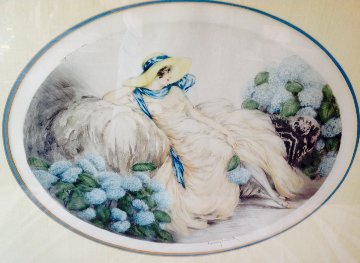 Hydranges 1929 Limited Edition Print - Louis Icart Hydranges 1929 Limited Edition Print - Louis Icart