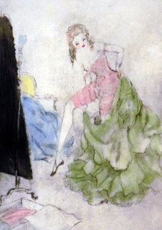 Getting Dressed 25x26 Limited Edition Print - Louis Icart Getting Dressed 25x26 Limited Edition Print - Louis Icart