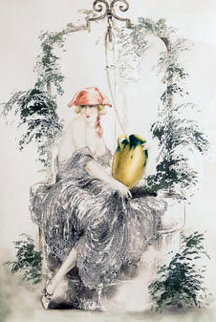 Wishing Well Limited Edition Print - Louis Icart Wishing Well Limited Edition Print - Louis Icart