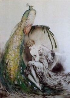 Peacock Limited Edition Print - Louis Icart Peacock Limited Edition Print - Louis Icart
