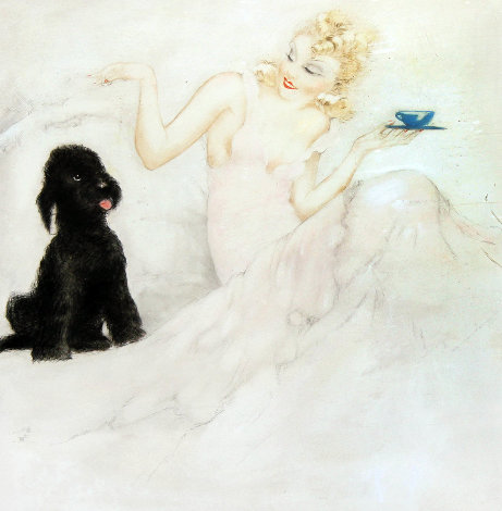 Morning Cup 1940 Limited Edition Print - Louis Icart