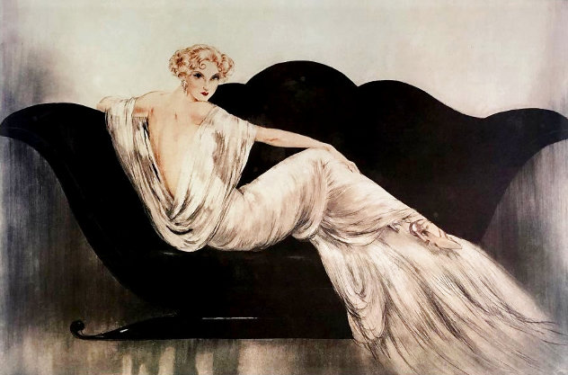 Sofa Limited Edition Print by Louis Icart