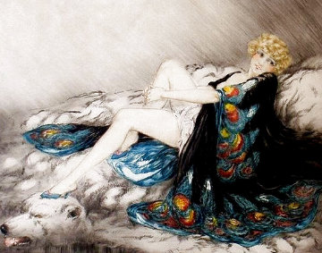 Robe De Chine (The Silk Robe) 1926 Limited Edition Print - Louis Icart