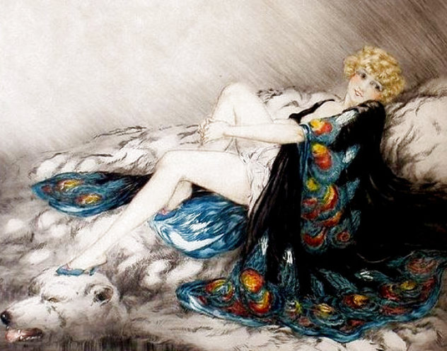 Robe De Chine (The Silk Robe) 1926 Limited Edition Print by Louis Icart
