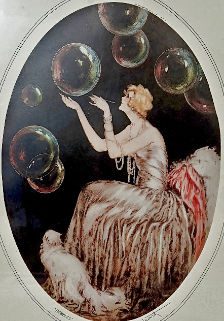Bubbles 1930 Limited Edition Print by Louis Icart