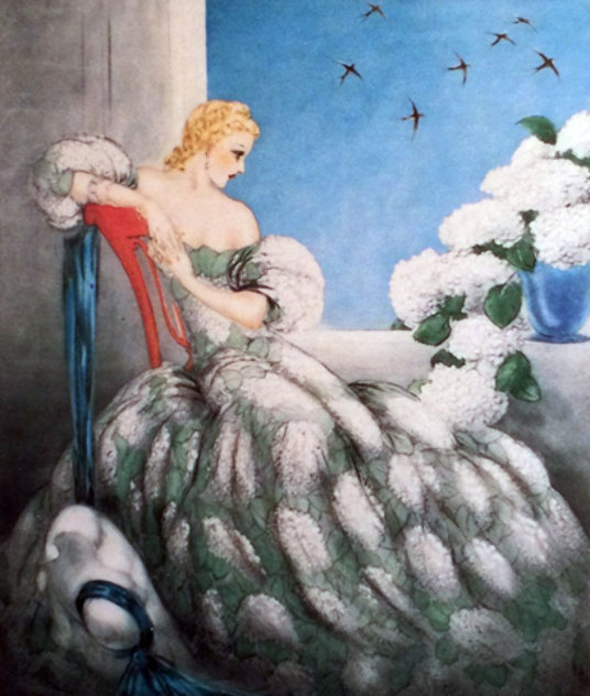 Symphony in Blue 1936 Limited Edition Print by Louis Icart