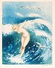 Venus in the Waves   (Light Blue) 1931 Limited Edition Print by Louis Icart - 1