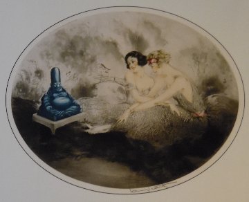 Laughing Buddha Limited Edition Print - Louis Icart Laughing Buddha Limited Edition Print - Louis Icart