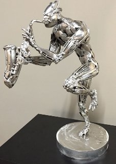 Saxophonist Stainless Steel Original Sculpture 2015 23 in Sculpture - Boban Ilic Saxophonist Stainless Steel Original Sculpture 2015 23 in Sculpture - Boban Ilic