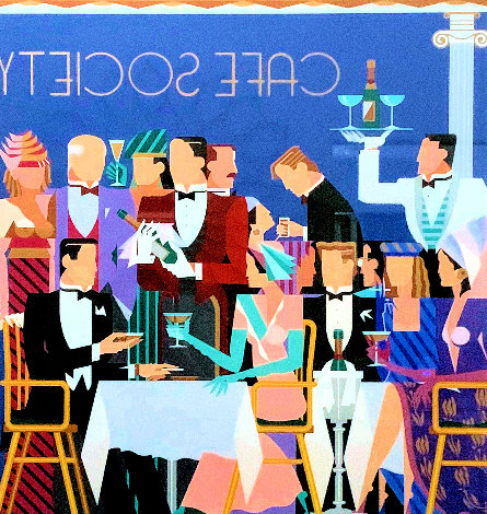 Cafe Society 1987 Limited Edition Print - Giancarlo Impiglia