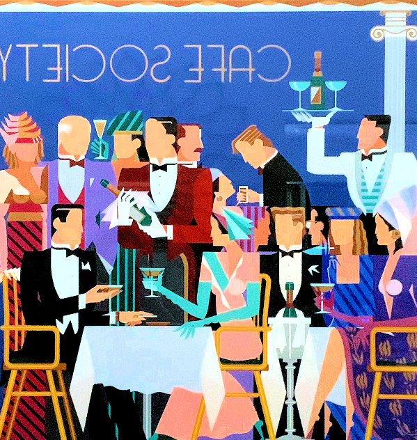 Cafe Society 1987 Limited Edition Print by Giancarlo Impiglia
