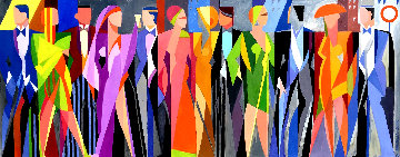 Ineffable Cliche of Fashion 2020 22x52 Original Painting - Giancarlo Impiglia Ineffable Cliche of Fashion 2020 22x52 Original Painting - Giancarlo Impiglia