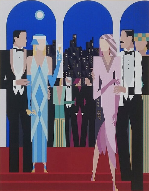 Five Arches 1984 Mixed Media - Huge Limited Edition Print by Giancarlo Impiglia