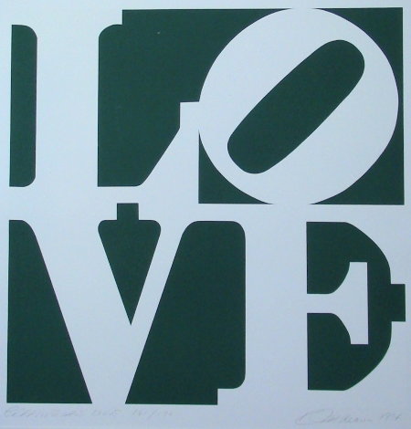 Greenpeace Love 1994 Limited Edition Print - Robert Indiana