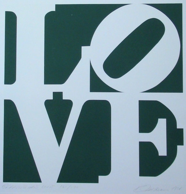 Greenpeace Love 1994 Limited Edition Print by Robert Indiana
