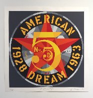 American Dream #5 Suite of 5 1980 Limited Edition Print by Robert Indiana - 7 American Dream #5 Suite of 5 1980 Limited Edition Print by Robert Indiana - 7