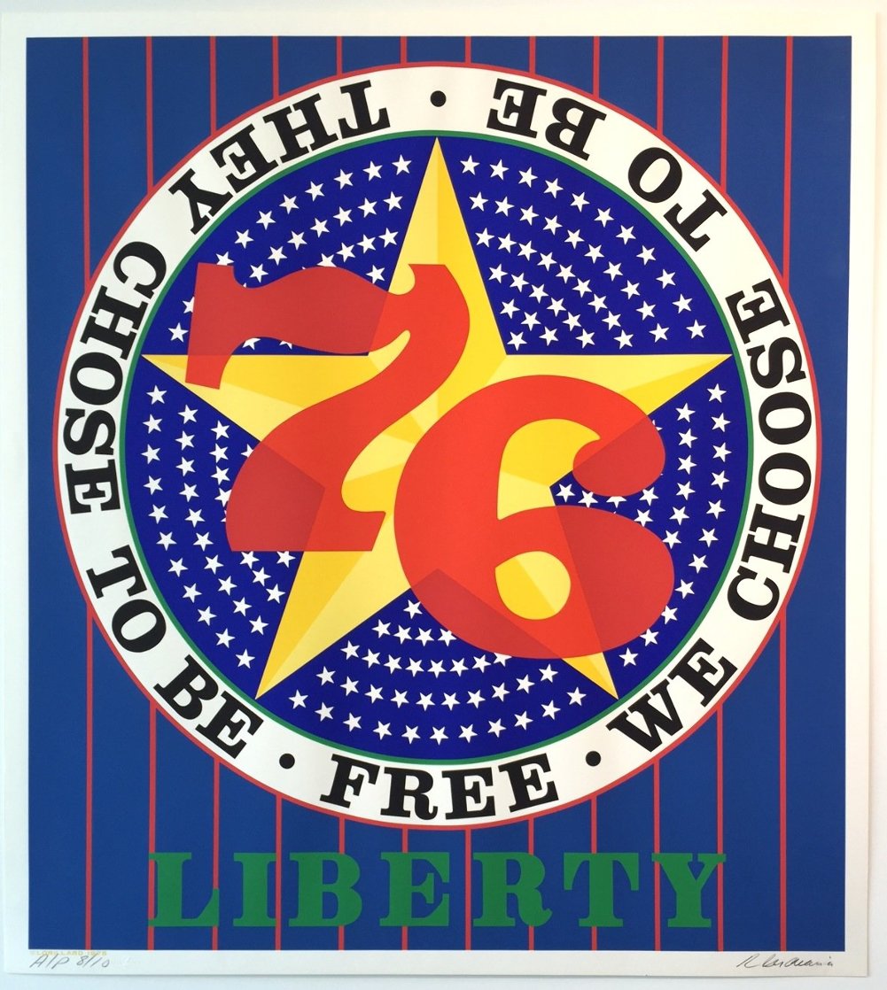 Liberty ’76 AP 1974 Limited Edition Print by Robert Indiana Liberty ’76 AP 1974 Limited Edition Print by Robert Indiana