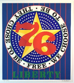 Liberty ’76 AP 1974 Limited Edition Print - Robert Indiana Liberty ’76 AP 1974 Limited Edition Print - Robert Indiana