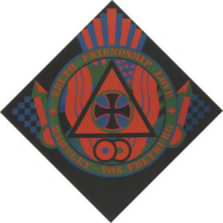 KVF VIII From Hartley Elegies 1991 Limited Edition Print - Robert Indiana KVF VIII From Hartley Elegies 1991 Limited Edition Print - Robert Indiana