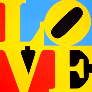 Greenpeace Love 1994 - Frames Set of 3 Limited Edition Print - Robert Indiana