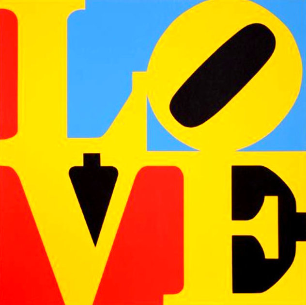 Greenpeace Love 1994 - Framed Set of 3 Limited Edition Print by Robert Indiana