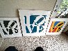 Greenpeace Love 1994 - Framed Set of 3 Limited Edition Print by Robert Indiana - 7