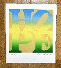 Four Seasons of Hope (Gold Portfolio) 2012 HS - Huge Limited Edition Print by Robert Indiana - 2