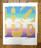 Four Seasons of Hope (Gold Portfolio) 2012 HS - Huge Limited Edition Print by Robert Indiana - 5
