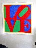 Heliotherapy Love HS - Huge Limited Edition Print by Robert Indiana - 2