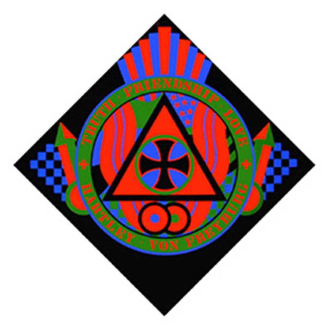 Hartley Elegies Kvf VIII 1990 Limited Edition Print by Robert Indiana Hartley Elegies Kvf VIII 1990 Limited Edition Print by Robert Indiana