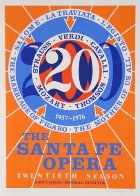 Santa Fe Opera 1976 HS - New Mexico Limited Edition Print by Robert Indiana - 1