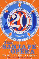 Santa Fe Opera 1976 HS - New Mexico Limited Edition Print by Robert Indiana - 0