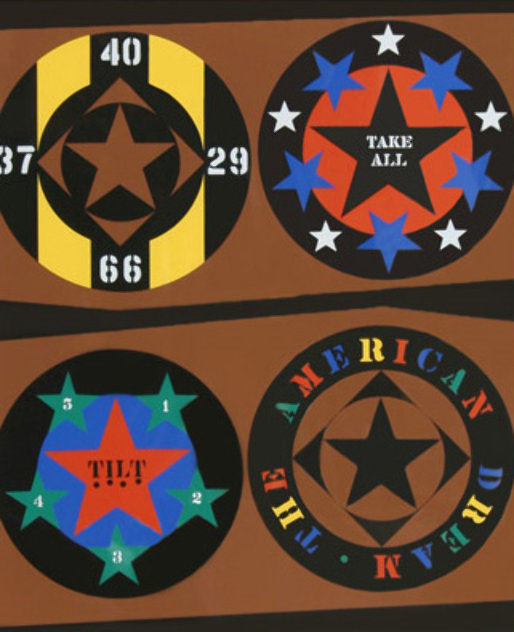 Tilt From the American Dream Portfolio Limited Edition Print by Robert Indiana