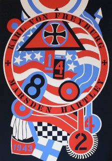 Hartley Elegies - KVF II 1990 Limited Edition Print - Robert Indiana Hartley Elegies - KVF II 1990 Limited Edition Print - Robert Indiana