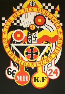 Hartley Elegies - KVF III 1990 Limited Edition Print - Robert Indiana Hartley Elegies - KVF III 1990 Limited Edition Print - Robert Indiana